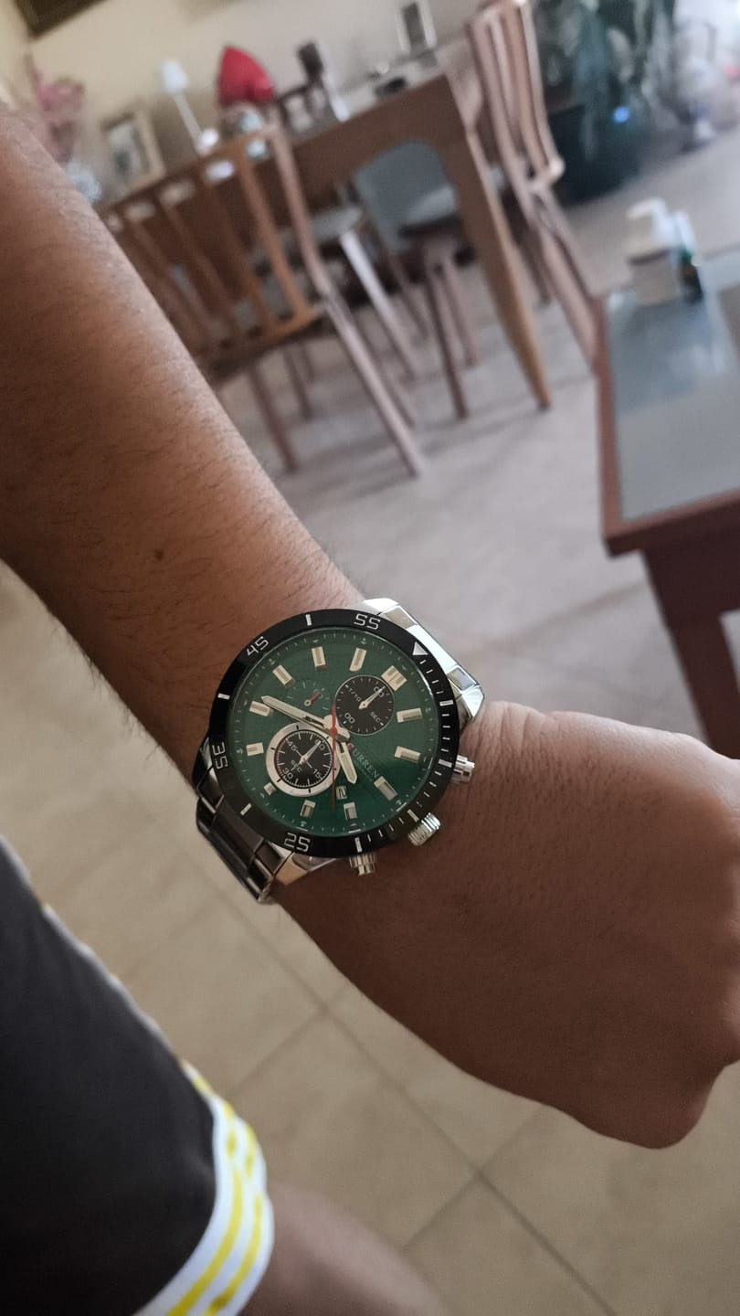 Customer photo review of Curren Berna® orologio uomo acciaio