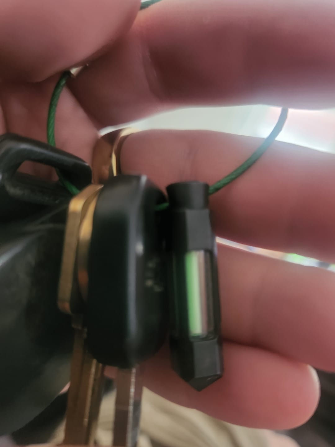 Customer photo review of Tritium Glow Fob