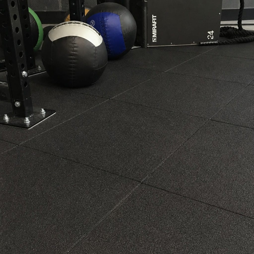 Customer photo review of Interlocking Gym Tiles UK | 17mm Rubber Gym Mats | 80kg Drop Rated