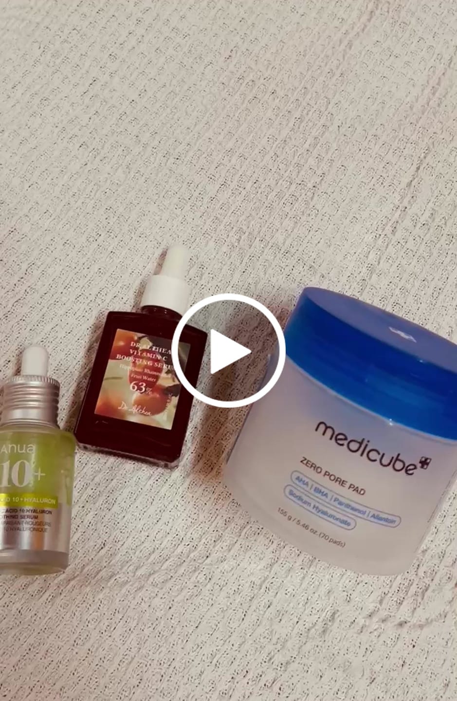 Customer video review of وسادات ميديكيوب زيرو لتضييق المسام وتنظيف البشرة - 70 قطعة