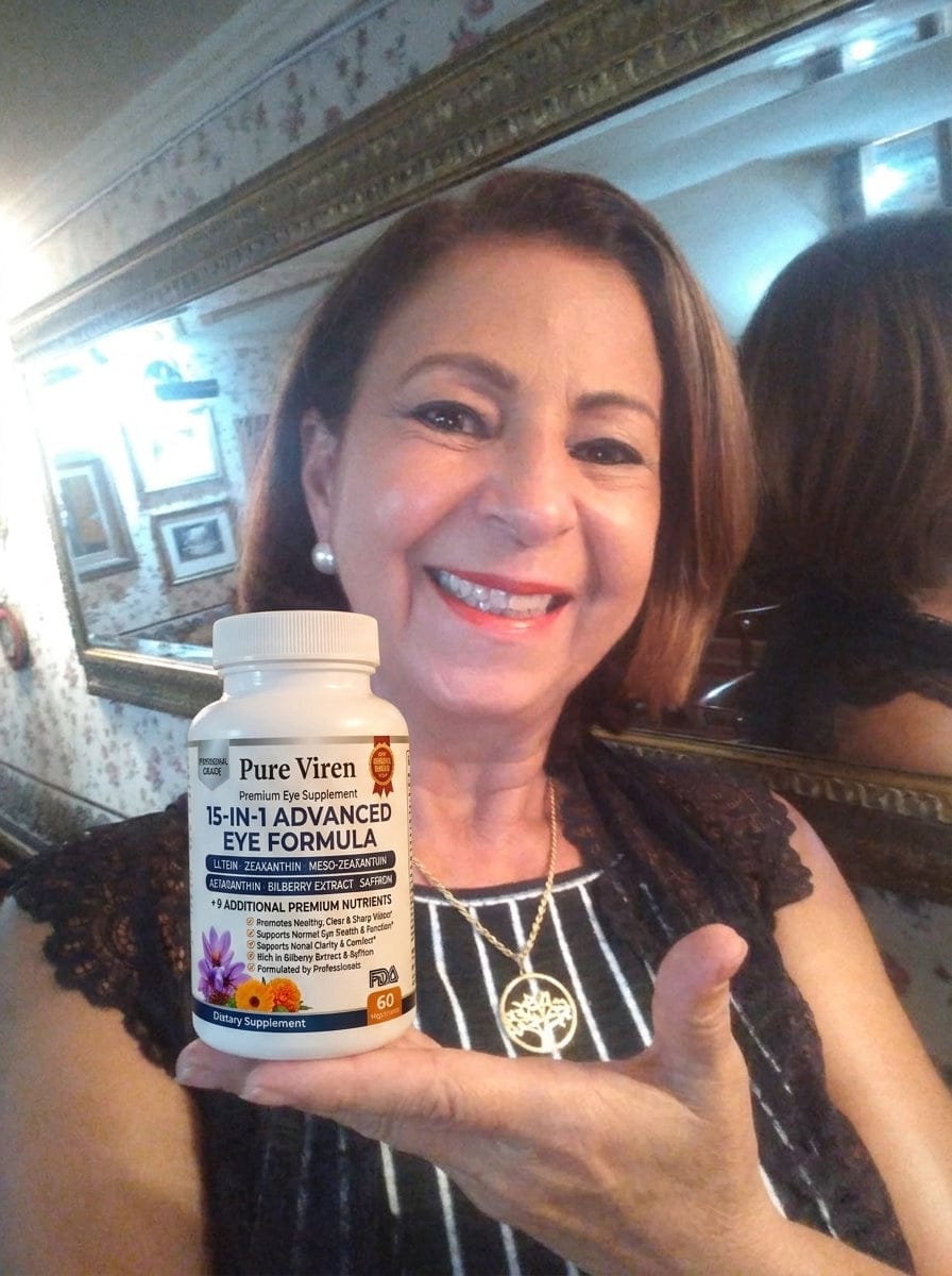Customer photo review of VisioPro 15 en 1 Fórmula avanzada para los ojos