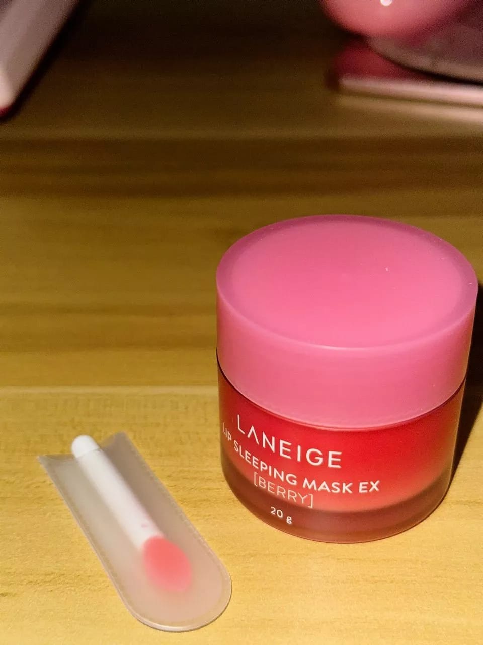 Customer photo review of Laneige Lip Sleeping Mask