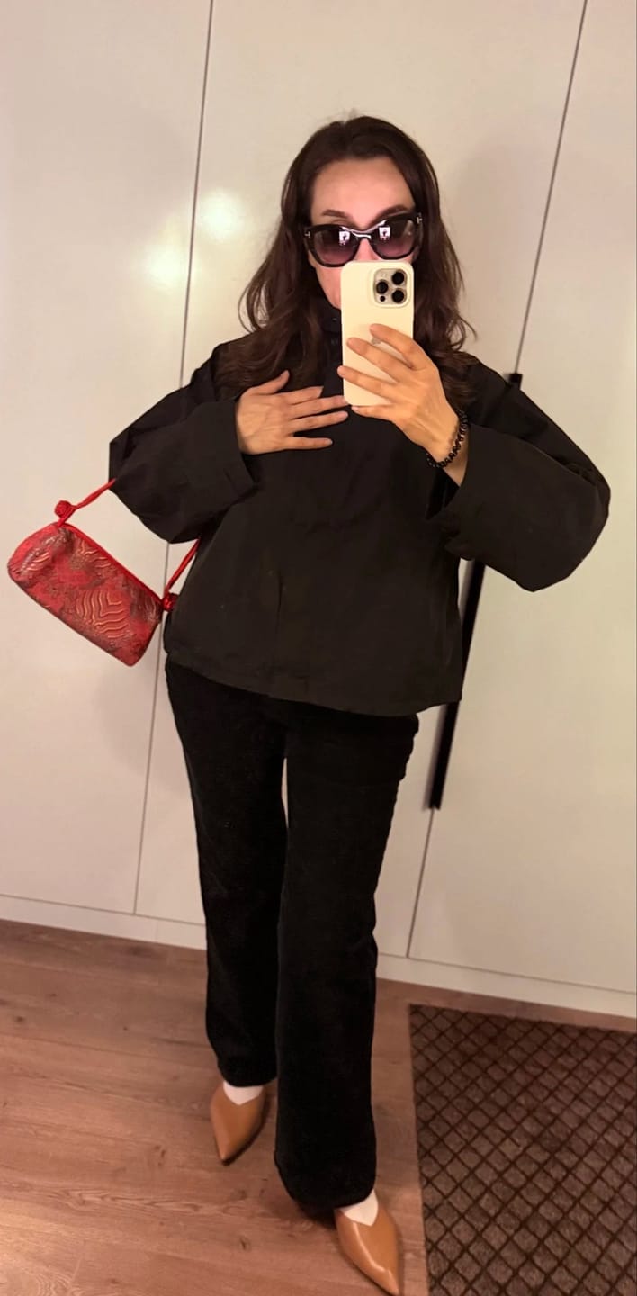 Customer photo review of Bianca Hooded Waterproof Bomber Jacket