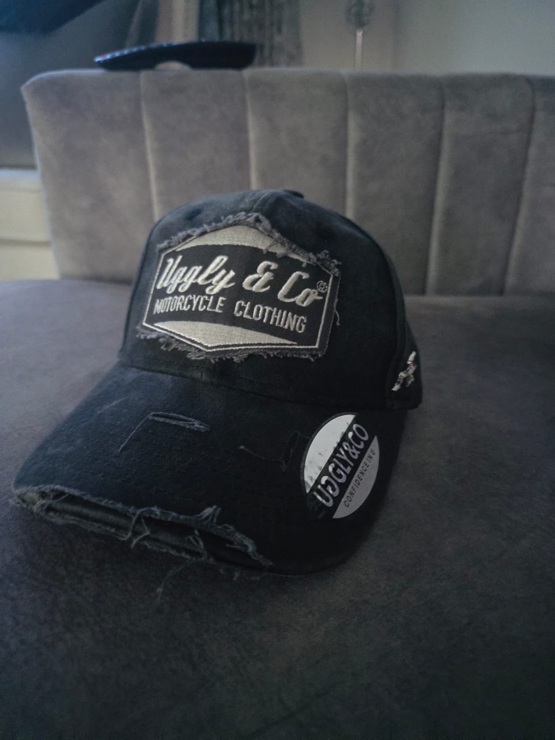 Customer photo review of Diamond Logo Black Baseball Cap