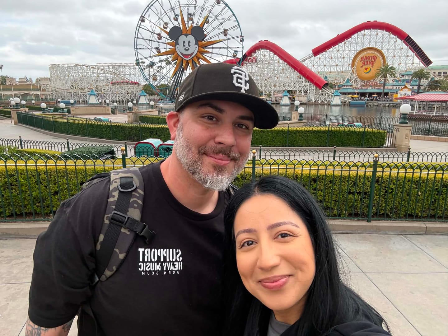 Customer photo review of SUPPORT HEAVY MUSIC T-SHIRT