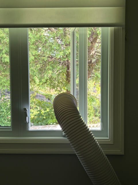 Customer photo review of Custom Portable AC Window Kit for Casement Windows