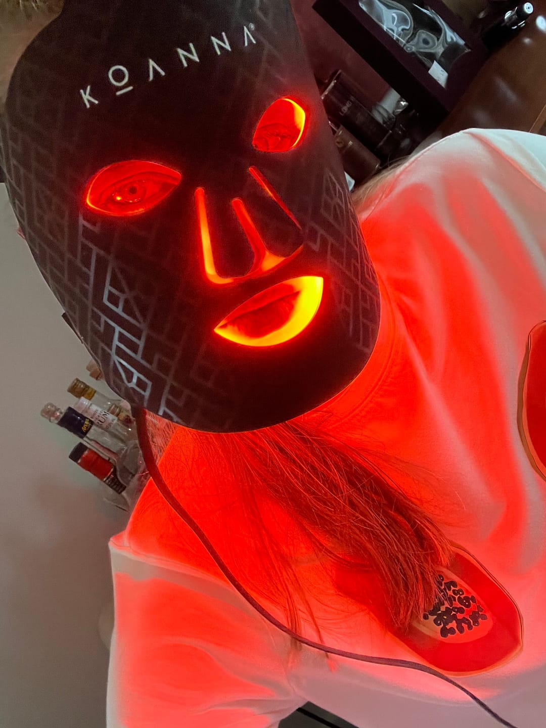 Customer photo review of Koanna® MultiGlo™ LED Light Therapy Mask