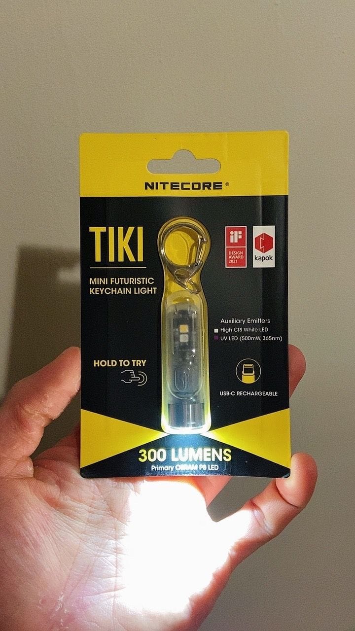 Customer photo review of TIKI (GREEN Glow In The Dark) - 300 lumens