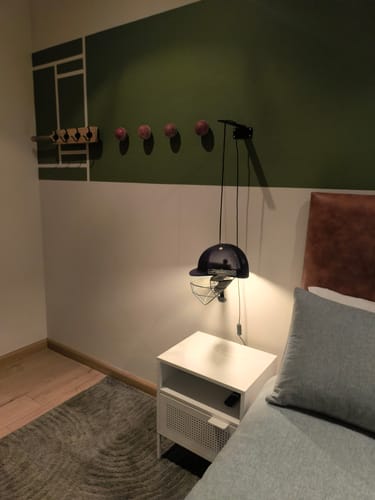 Customer photo review of Luigi Metal Bedside Table Cabinet