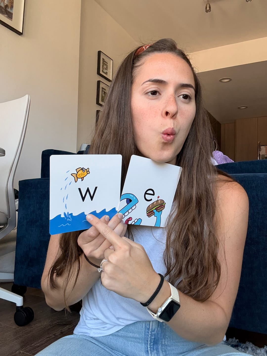 Customer photo review of Bjorem Better Letters™ with The Laurie Berkner Band Card Deck