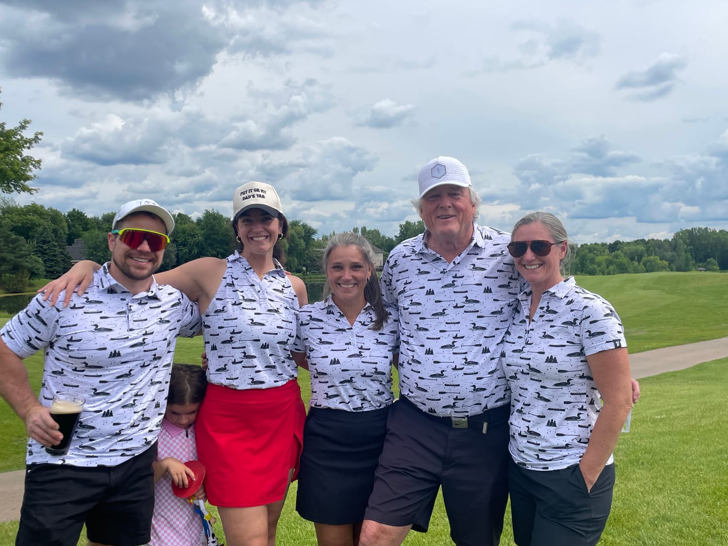 Customer photo review of Loon Lake Men's Polo