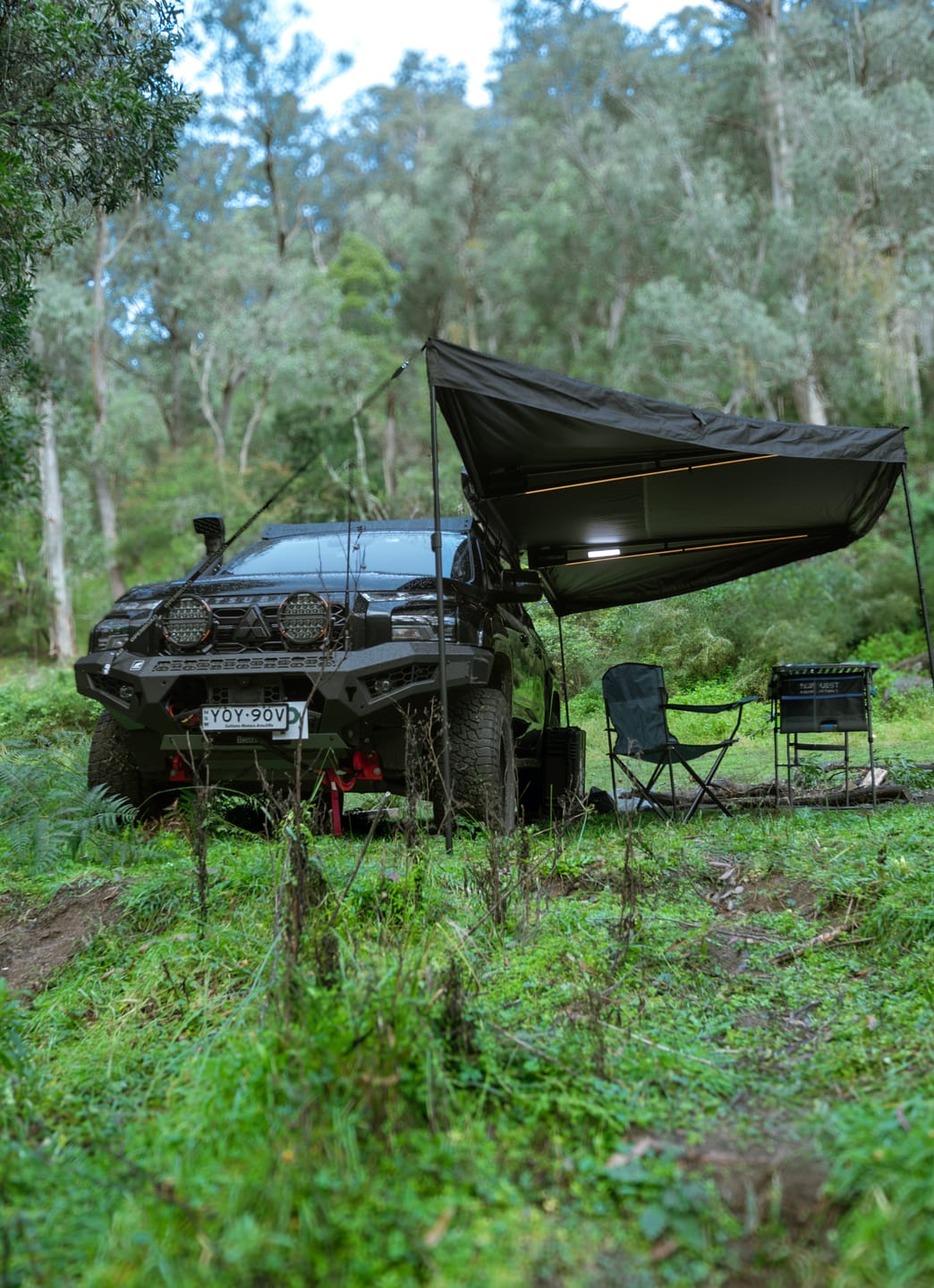 Customer photo review of OPENROAD 2.5m 180 Freestanding Awning XL