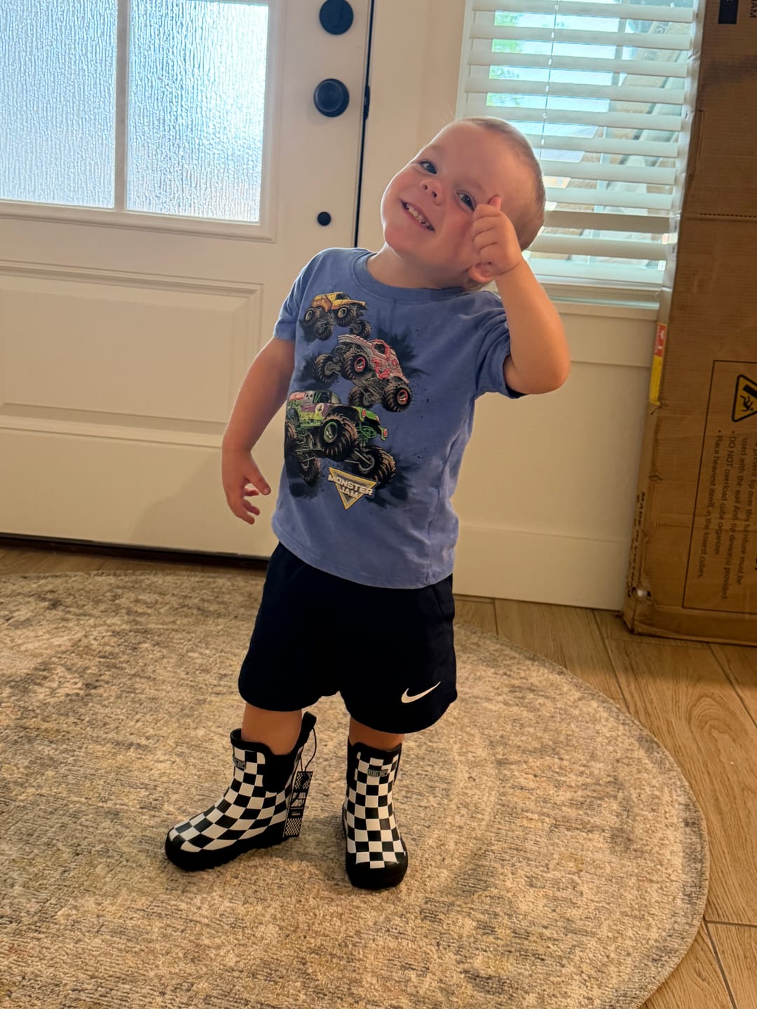 Customer photo review of Classic Midi Rain Boot in Venice