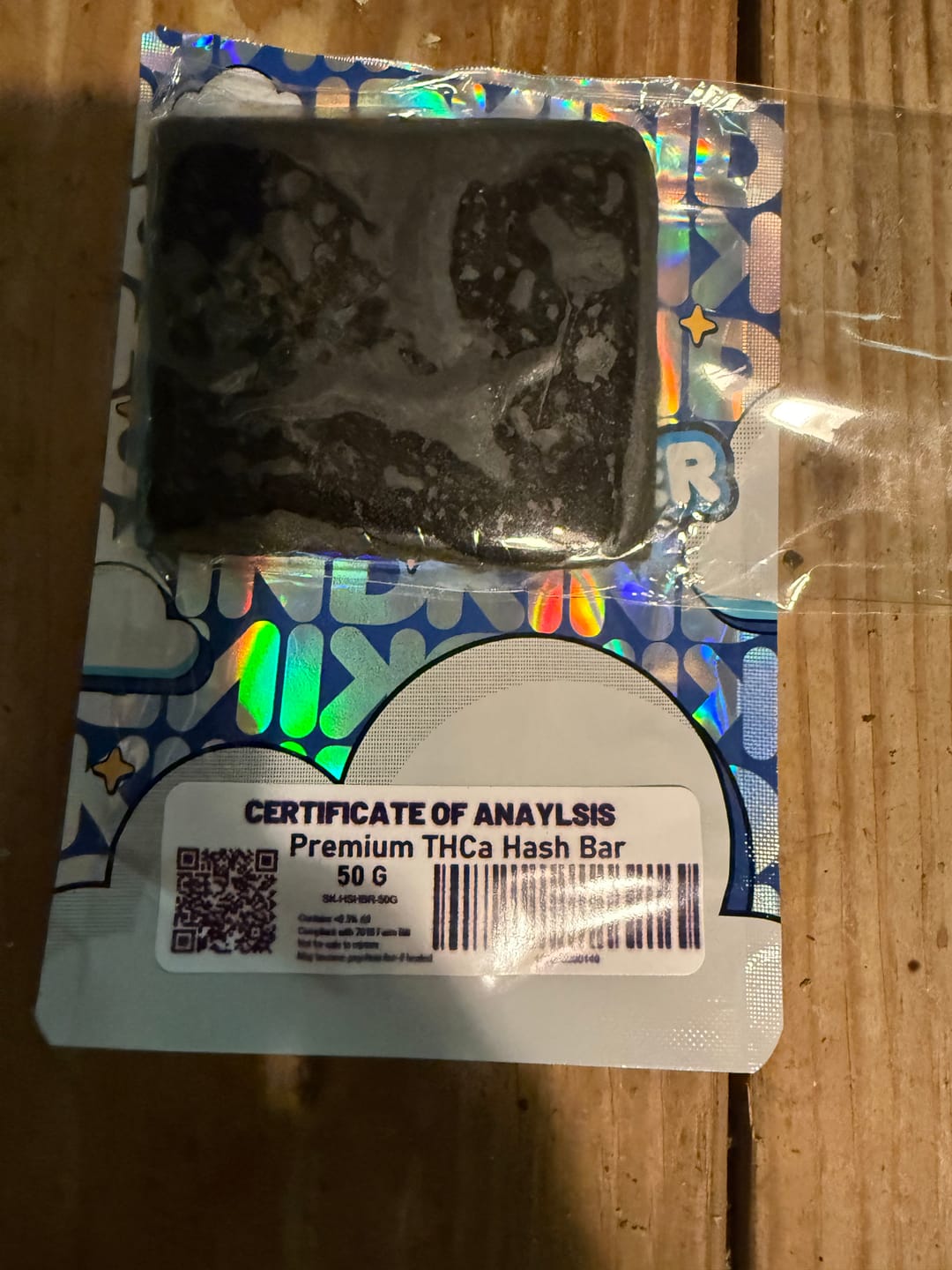 Customer photo review of Premium THCa Hash Bar