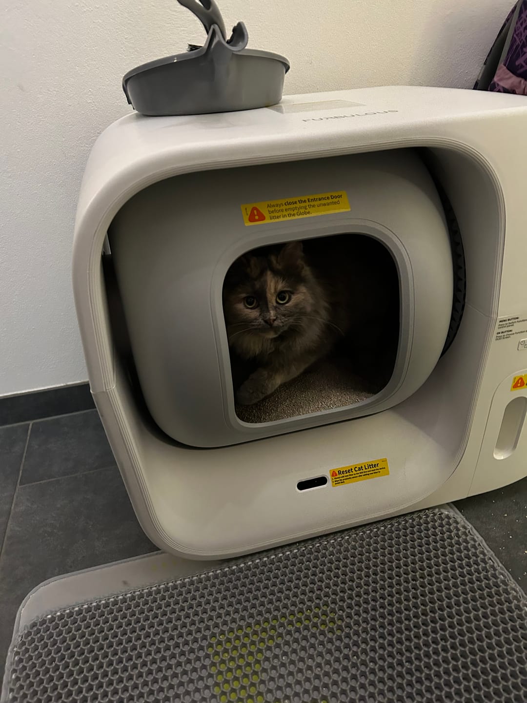 Customer photo review of Furbulous Trash Bag Box