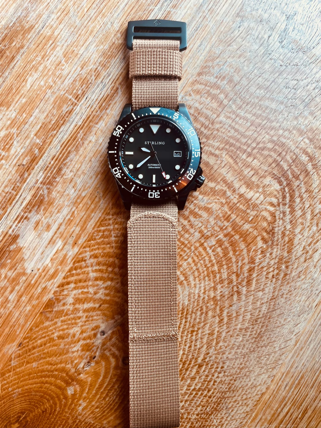 Customer photo review of PVD Glomar Explorer - Hook & Loop Strap - Black
