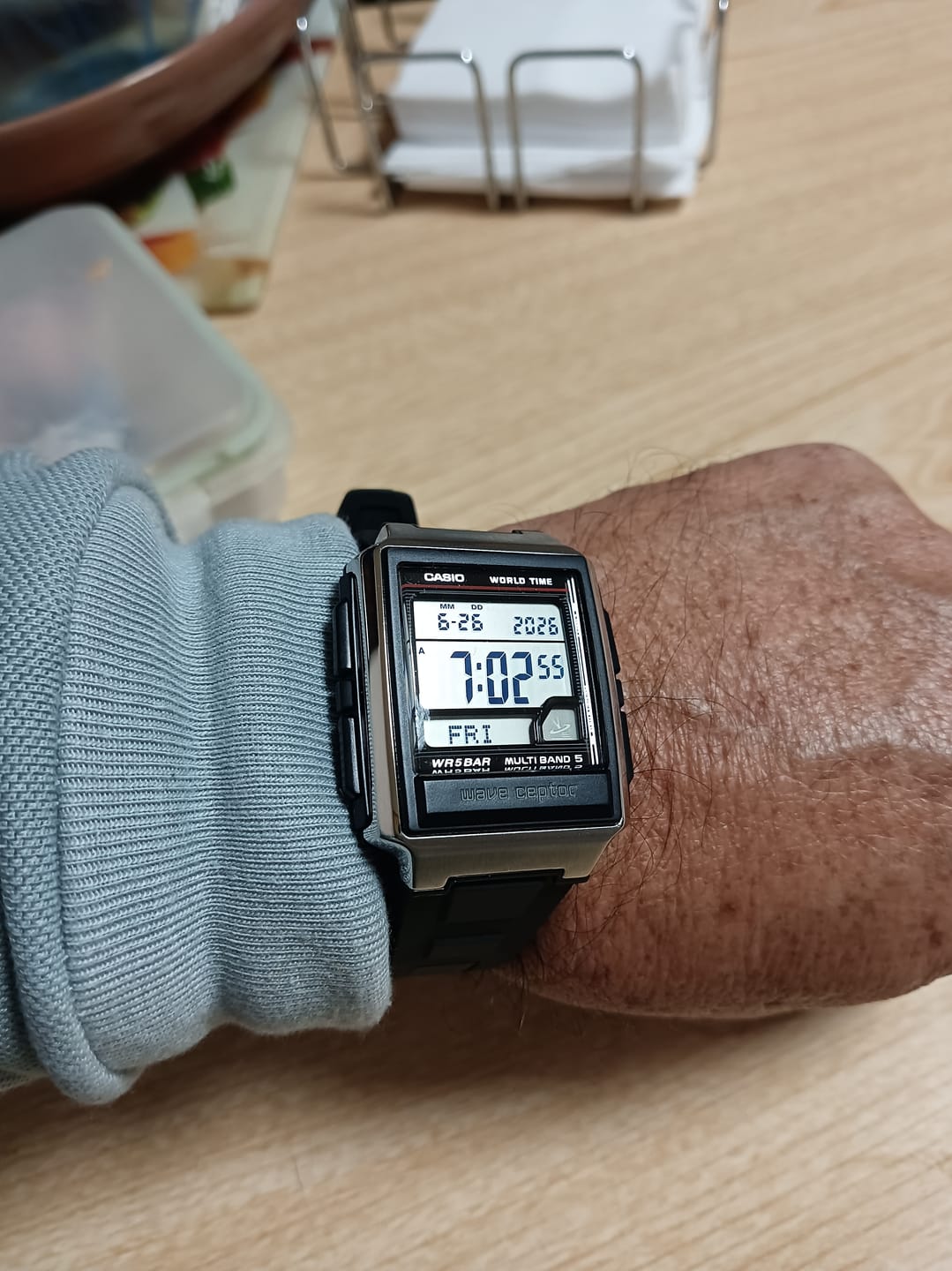 Customer photo review of Reloj Casio Wave Ceptor WV-59R-1AJF Wave Ceptor JDM