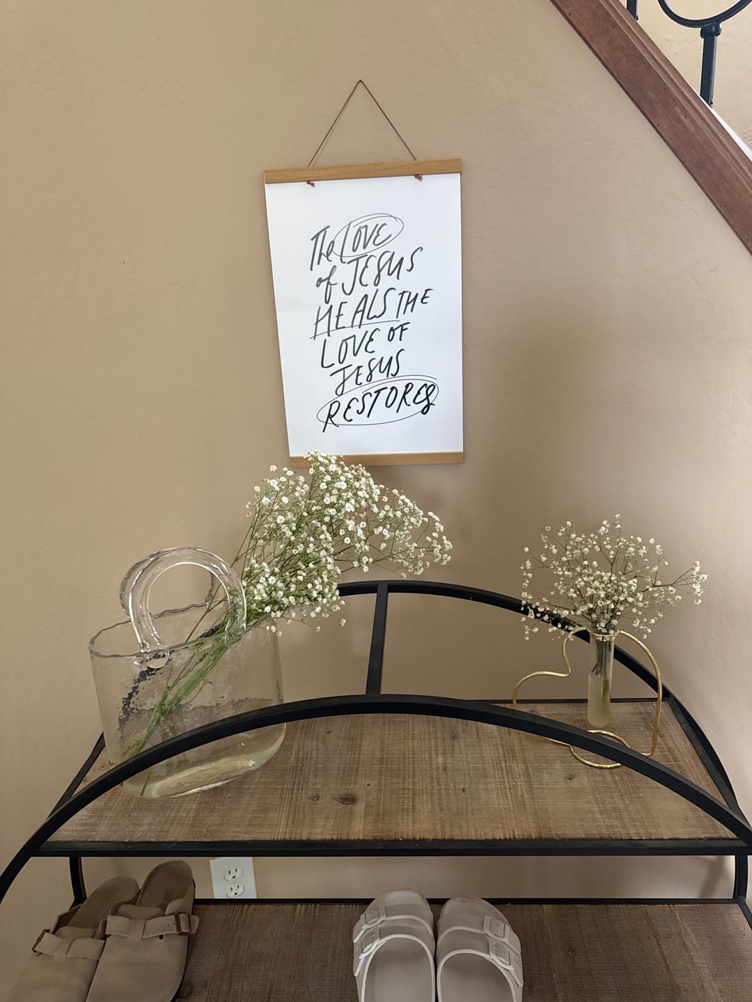 Customer photo review of 11x17 The love of Jesus