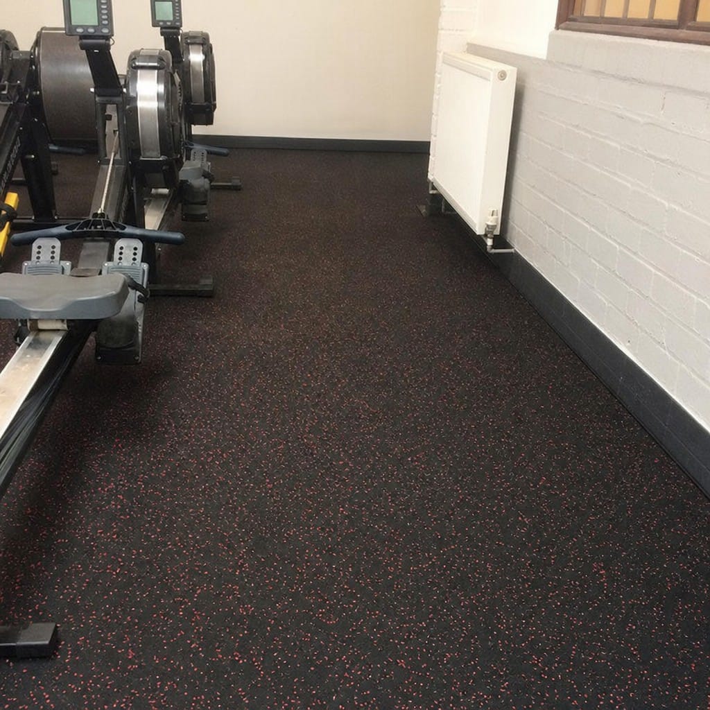 Customer photo review of Rubber Gym Roll UK | Heavy-Duty Crumb Flooring Roll 10m