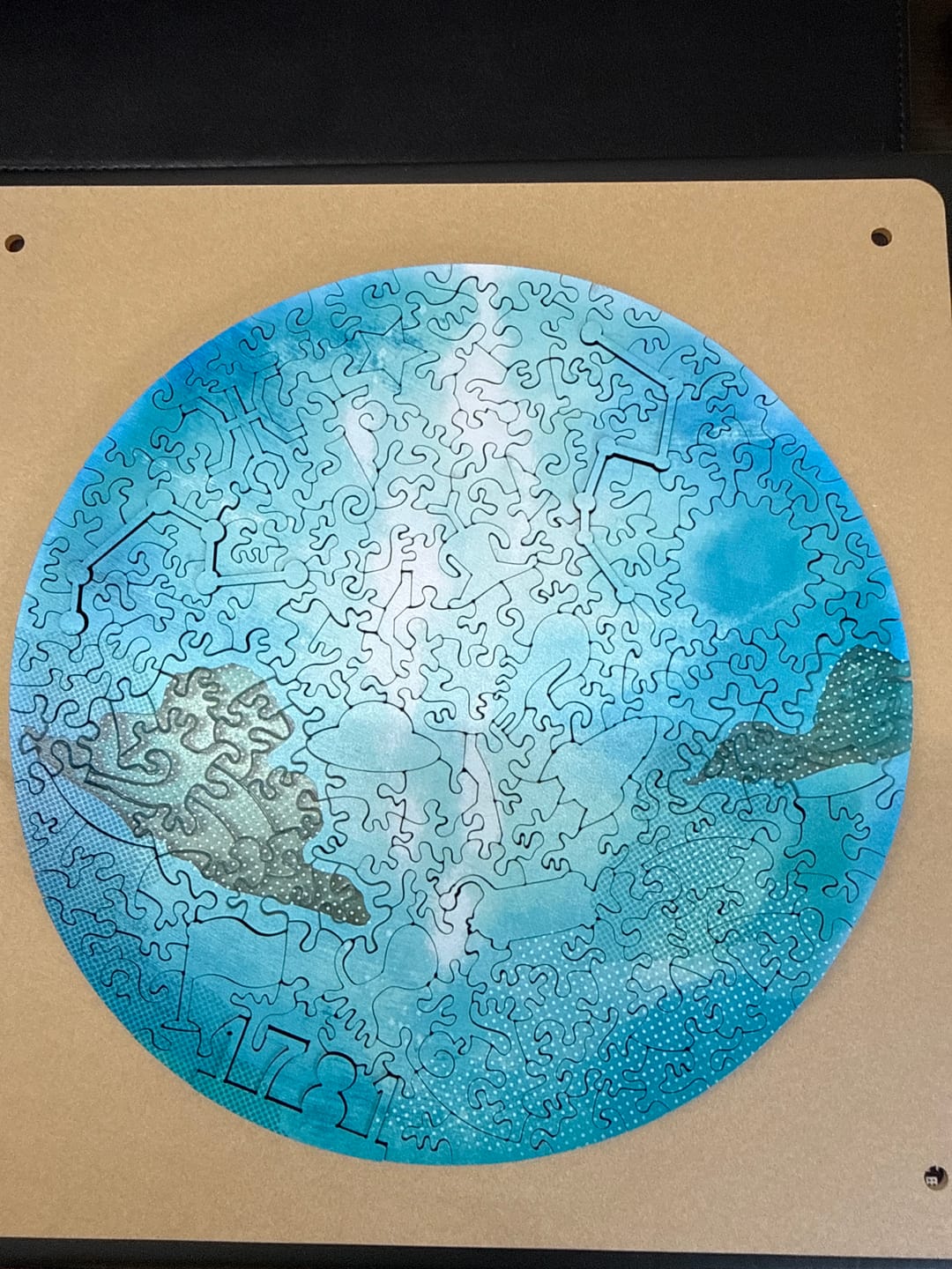 Customer photo review of 【６月入庫分予約】宇宙の破片 URANUS 天王星と専用フレームセット