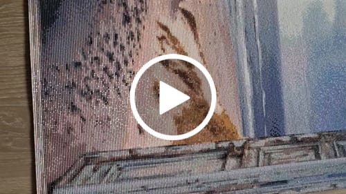 Customer video review of 5D Diamond Painting – Tür als Weg zum Strand