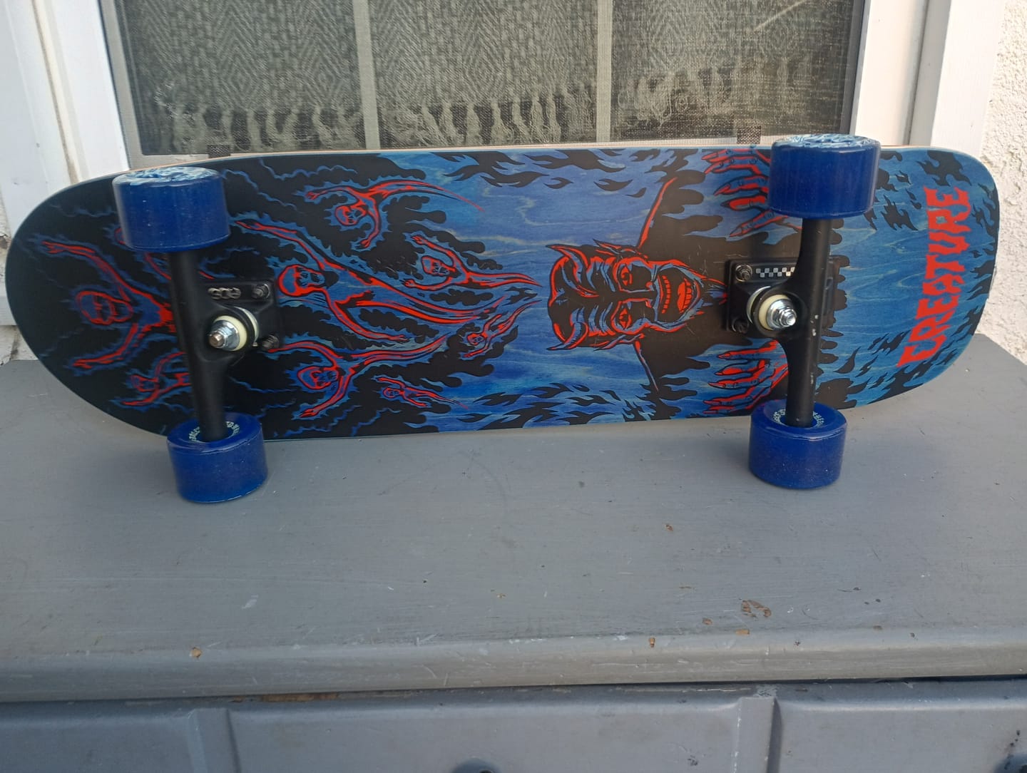 Customer photo review of CREATURE HELL SKATEBOARD DECK 9.3