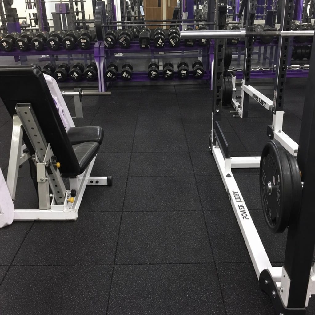 Customer photo review of 30mm Acoustic Rubber Gym Tiles | Soundproof Gym Flooring | 75 dB Noise Reduction | 200kg+ Drop Rated | EN 13893 Certified