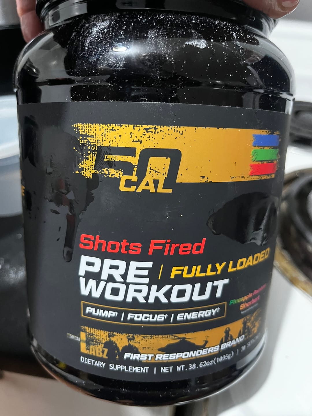 Customer photo review of Shots Fired® Fully Loaded - The Strongest PreWorkout