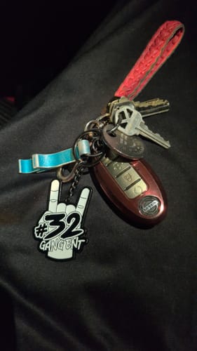 Customer photo review of 32 GANG METAL KEYCHAIN