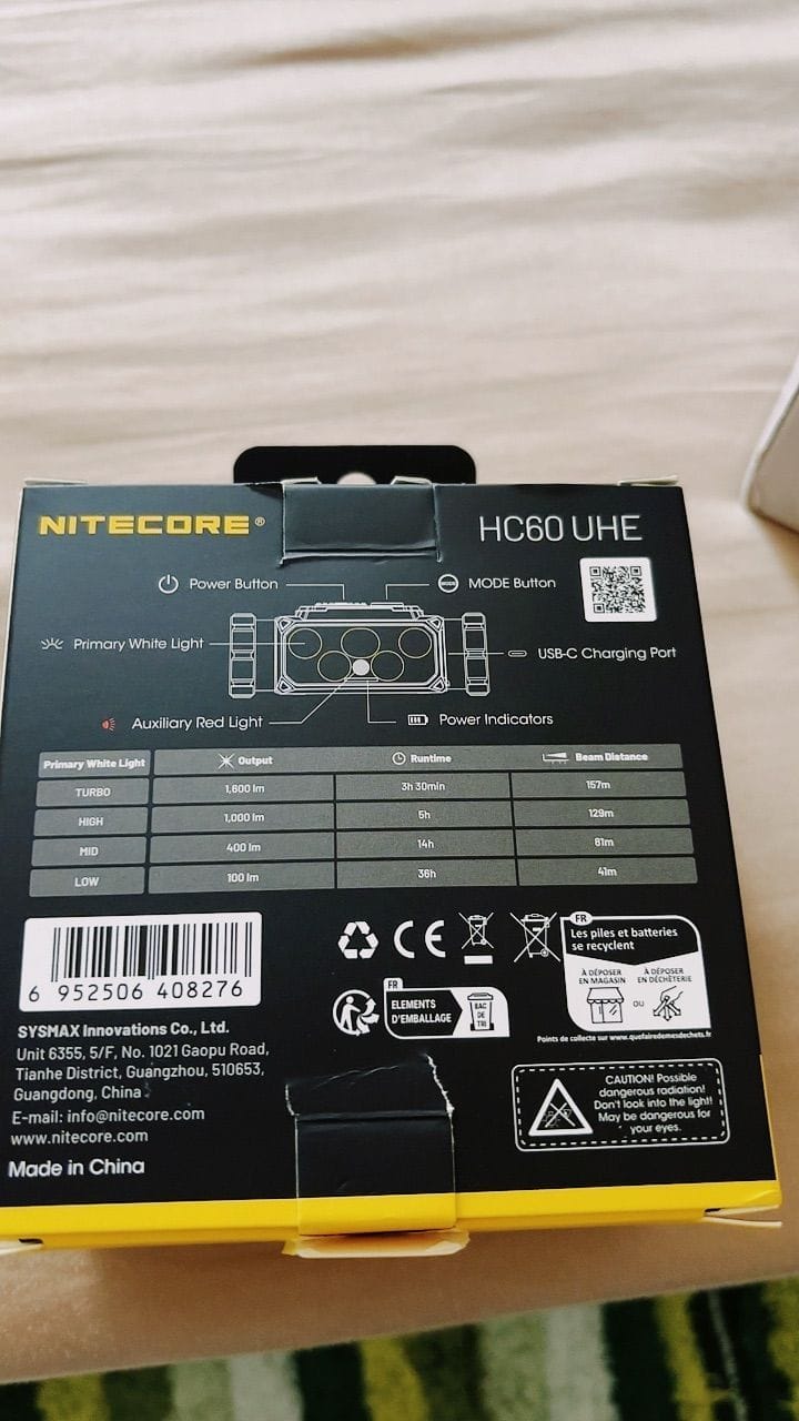 Customer photo review of HC60 UHE - 1600 lumens