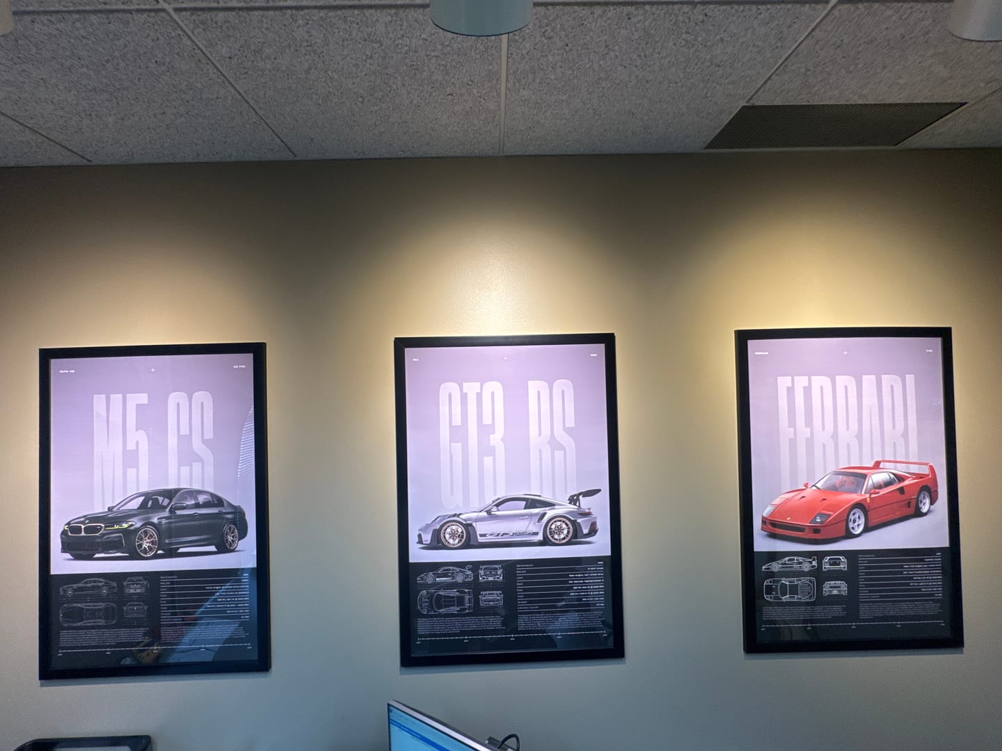 Customer photo review of Porsche 911 GT3 RS 992 Car Poster