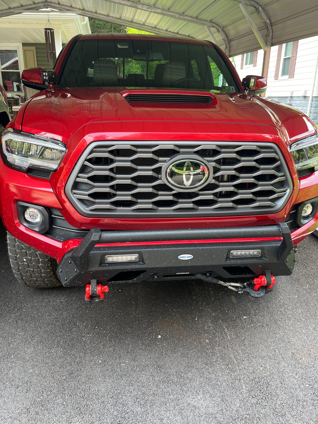 Customer photo review of OPENROAD 13,500lbs electric winch with Synthetic Rope - Panther Series 3S
