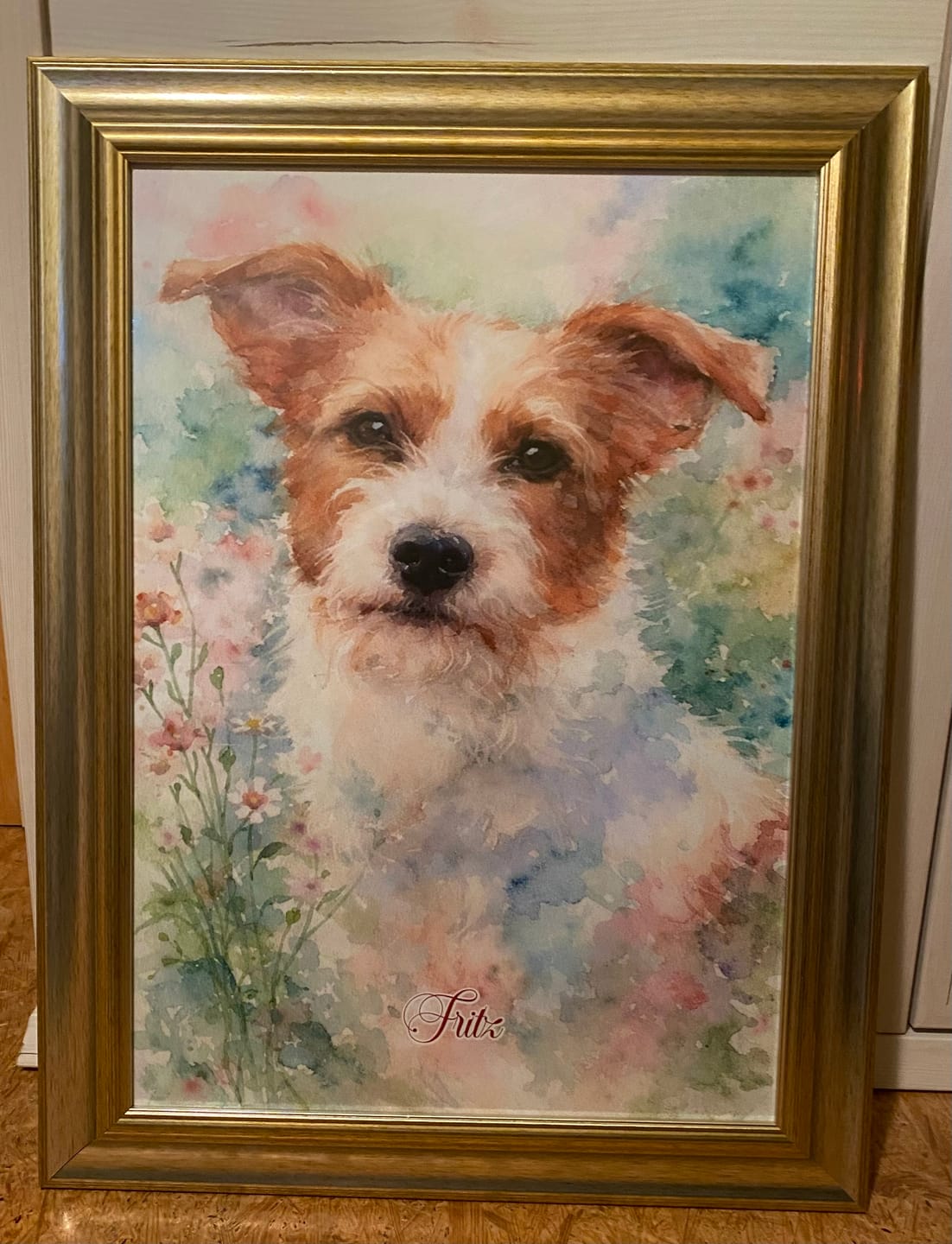 Customer photo review of Personalisiertes Poster - Aquarell