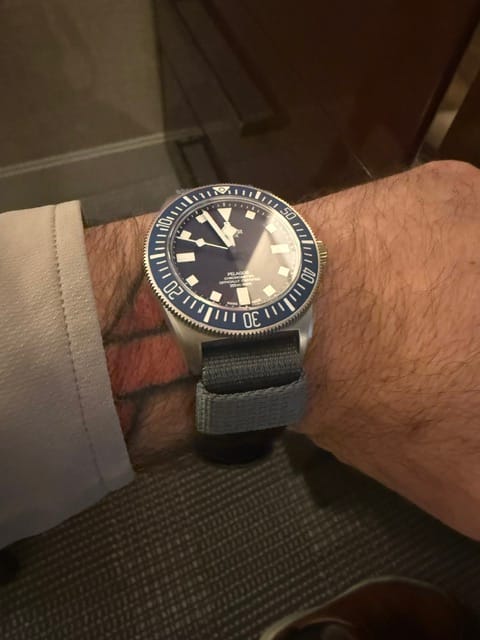 Customer photo review of Glomar Explorer - Hook And Loop Watch Strap