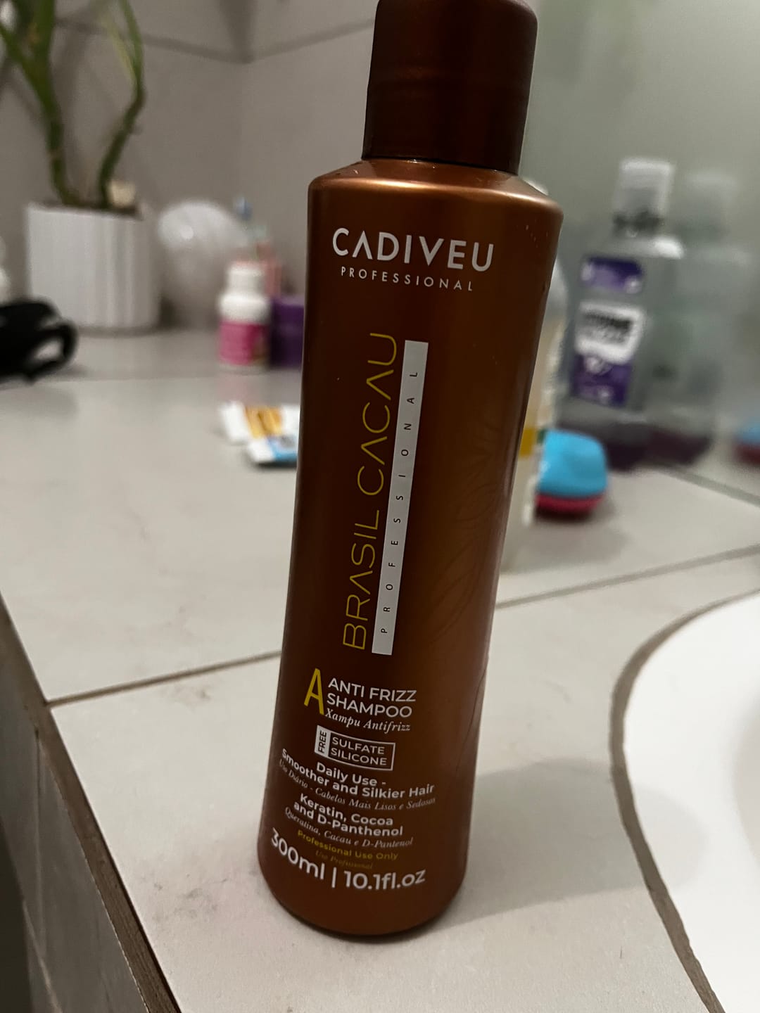 Customer photo review of Brasil Cacau Shampoo - Frizz Control Shampoo 290ml (Sulfate Free)