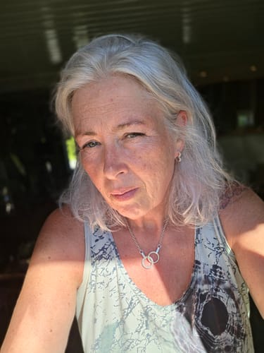 Reviewer's face showing smooth skin after using the Seranova Micro Infusion System.
