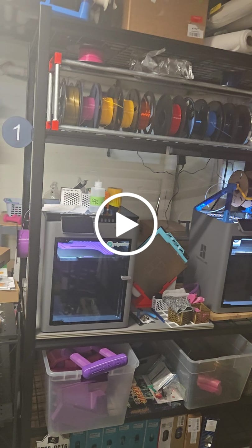 Customer video review of REIBII 55.2" W 5-Tier Adjustable Metal Shelving, 3000LBS Heavy Duty Garage Shelves for Basement, Warehouse & Home Storage