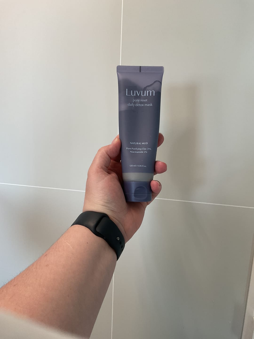 Customer photo review of Luvum Pore Reset Detox Mask (120ml)