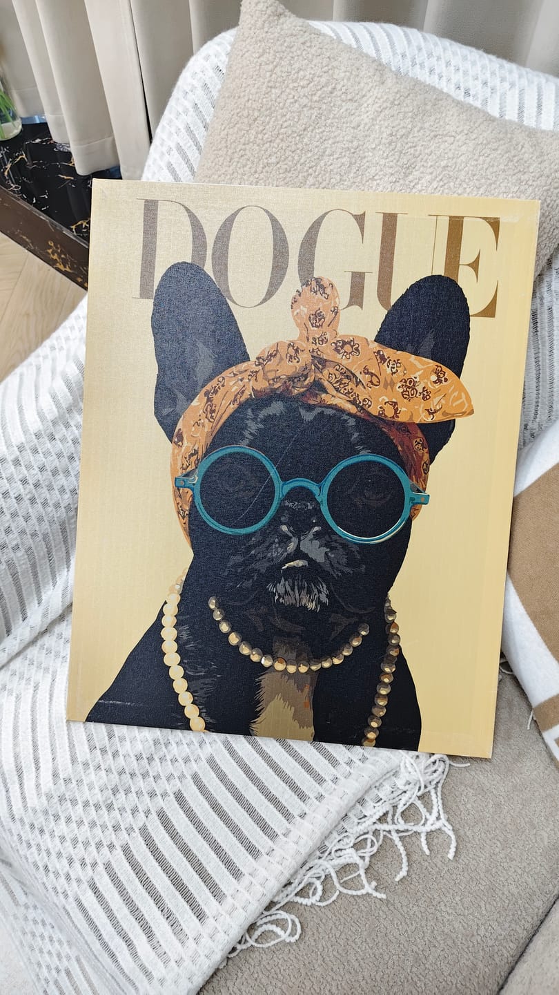 Customer photo review of French Bulldogue | Paint by Number