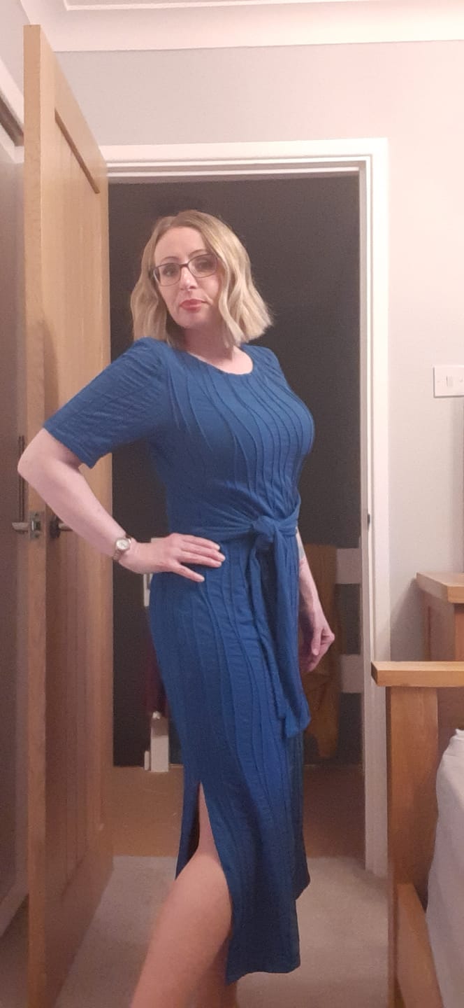 Customer photo review of Ribbed Viscose Jersey Fabric