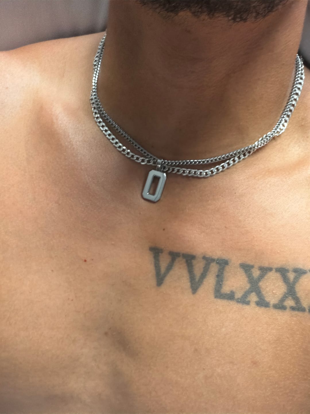 Customer photo review of Franco Chain (Silver)