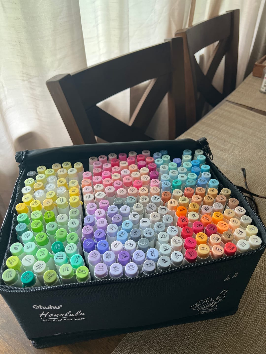 Customer photo review of Ohuhu Marker Bag for Oahu and Honolulu Series