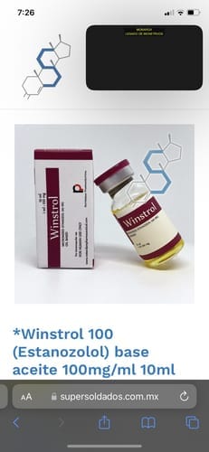 Customer photo review of WINSTROL | Winstrol (Estanozolol) BASE ACEITE 100mg 10ml