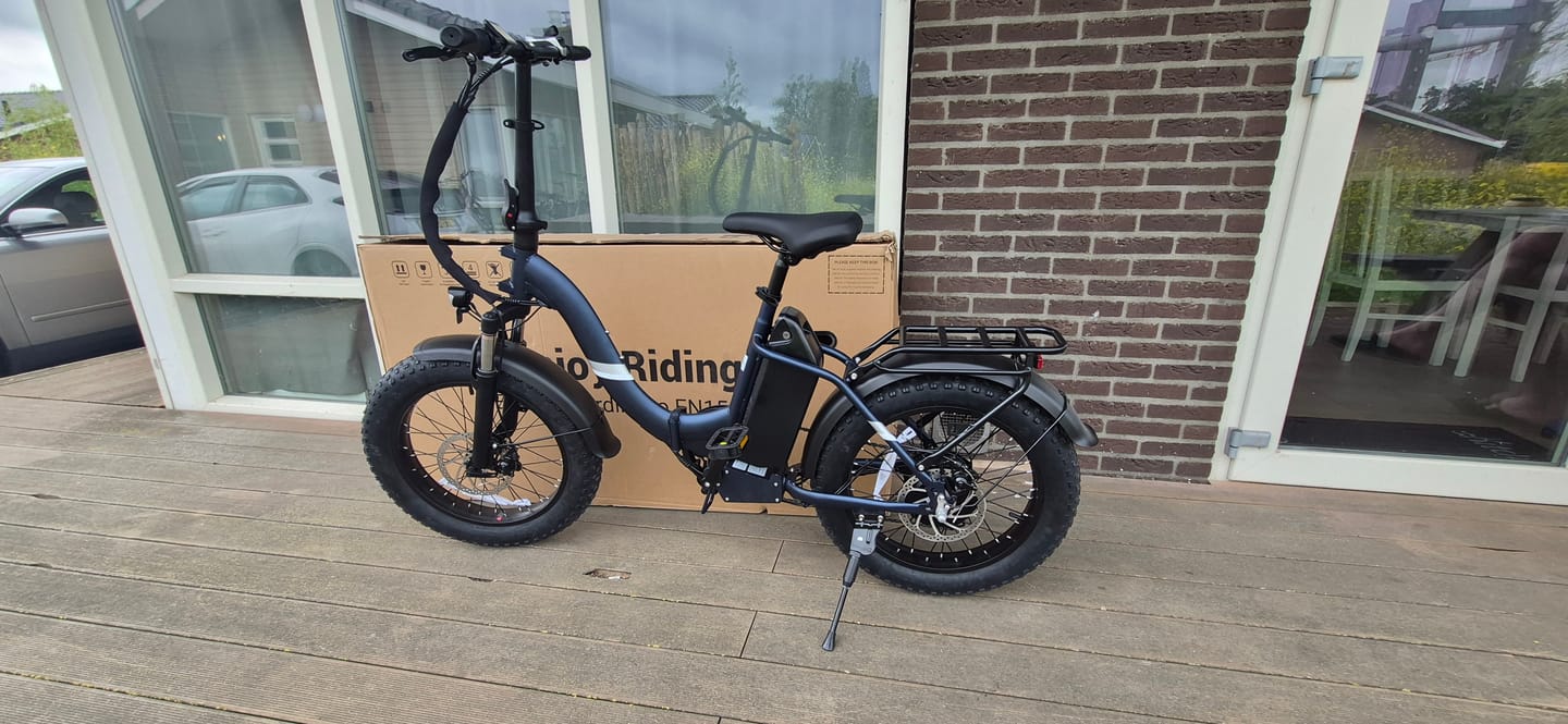 Customer photo review of Touroll S2/S2 Pro Folding Fat Tire Electric Bike