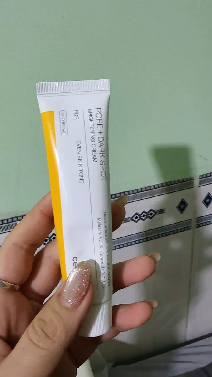 Customer photo review of Celimax Pore+Dark Spot Brightening Cream
