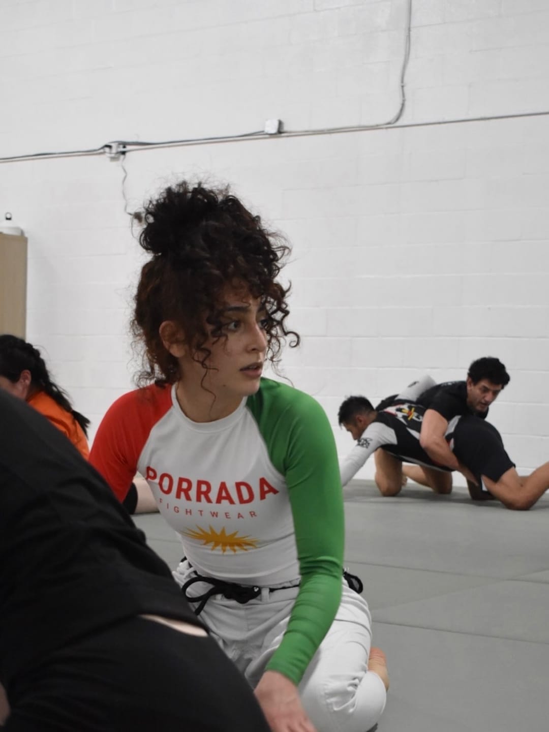 Customer photo review of CUSTOM WOMEN RASH GUARD