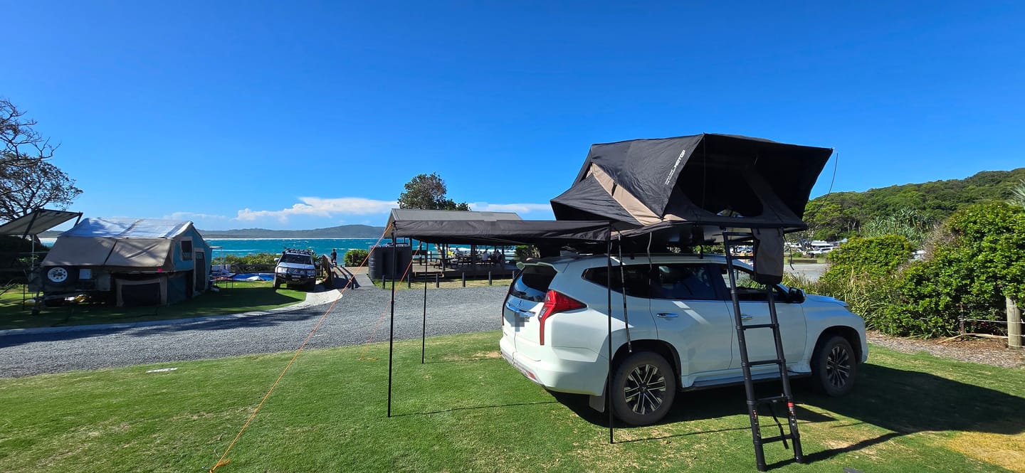 Customer photo review of OPENROAD  270 Free Standing Awning for Camping