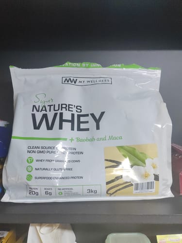 Customer photo review of My Wellness Super Nature's Whey Protein