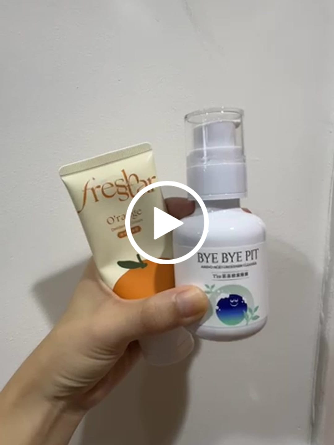 Customer video review of T'ea 氨基酸潔腋露