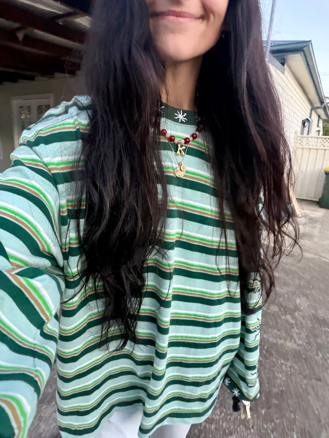 Customer photo review of Stevie Long Sleeve Shirt